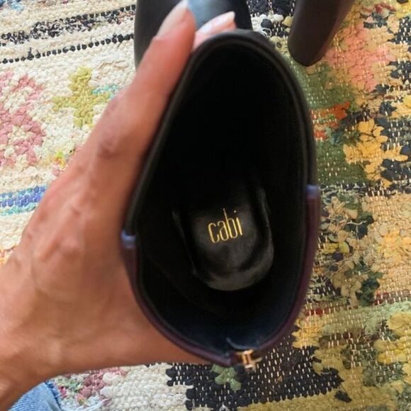 CAbi Bisset ColorBlock Mulberry Leather Ankle Boot - Picture 6 of 7